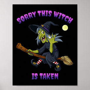 Entschuldigung, diese Hexe ist vergeben - Hallowee Poster