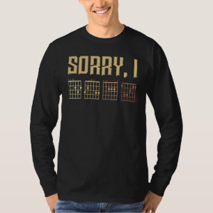 Entschuldigung, es ist mir egal Gitarrenakkorde Gi T-Shirt