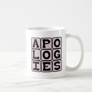 Entschuldigung, es tut mir leid tasse