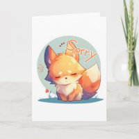 Entschuldigung Fuchs Anime Tier