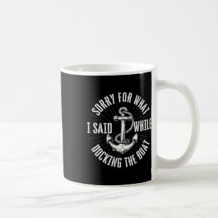 Entschuldigung für das, was ich beim Anlegen des B Kaffeetasse