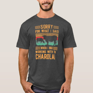 Entschuldigung für das, was ich gesagt habe, als i T-Shirt