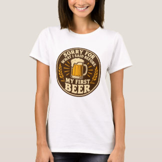 Entschuldigung für das, was ich vor meinem ersten T-Shirt