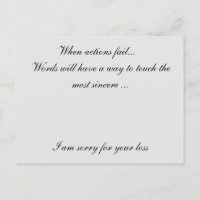 Entschuldigung für deinen Verlust