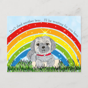 Entschuldigung für Ihr Loos, Hundeschema Feiertagspostkarte