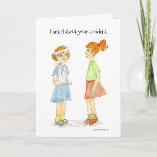 Entschuldigung für Ihre Unfallkarte Karte