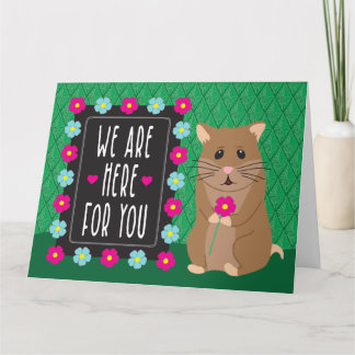 Entschuldigung für Ihren Verlust - Hamster Karte