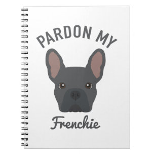 Entschuldigung für mein französisches Notebook Notizblock