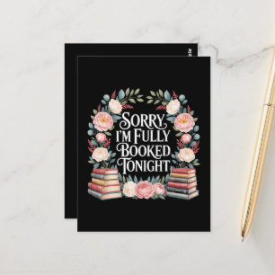 Entschuldigung, ich bin heute Abend ausgebucht  Postkarte