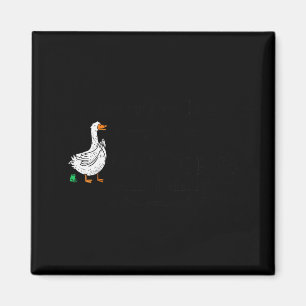 Entschuldigung ich bin spät lustige Gans christlic Magnet