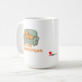 Entschuldigung, ich bin spät - Probleme der Hundeb Kaffeetasse