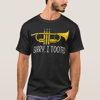 Entschuldigung, ich furzte - Lustiger Musiker Trom T-Shirt