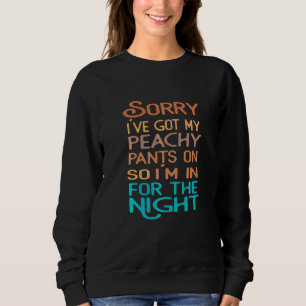 Entschuldigung, ich habe meine pfirsichfarbenen Ho Sweatshirt