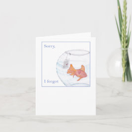 Entschuldigung, ich habe verspätete Karte vergesse