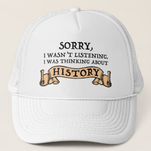 Entschuldigung, ich hörte nicht zu - über Geschich Truckerkappe