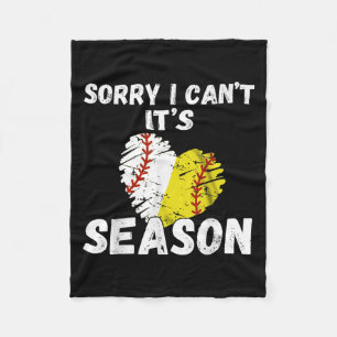 Entschuldigung, ich kann nicht, es ist Baseball-So Fleecedecke