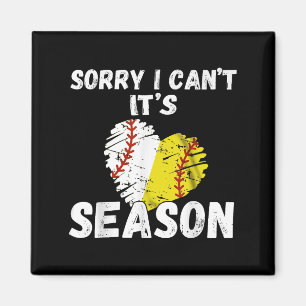 Entschuldigung, ich kann nicht, es ist Baseball-So Magnet