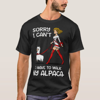Entschuldigung, ich kann nicht, ich muss mein Alpa T-Shirt