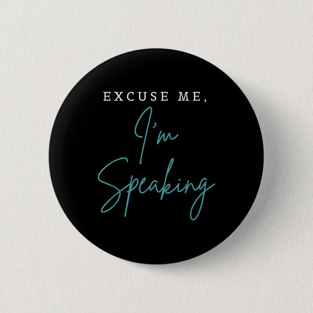 Entschuldigung Ich spreche Funny Kamala Harris Joe Button (Vorderseite)
