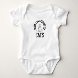 Entschuldigung, ich wurde von Katzenknöpfen abgele Baby Strampler