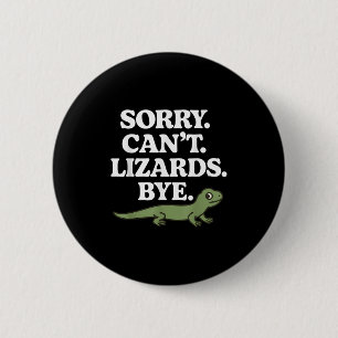 Entschuldigung Kann Echsen Tschüss Lustiger Gecko Button