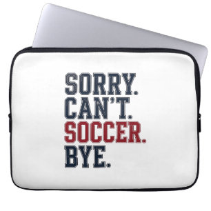 Entschuldigung Kann Fußball Tschüss Vintage Laptopschutzhülle