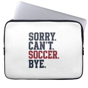 Entschuldigung Kann Fußball Tschüss Vintage Laptopschutzhülle