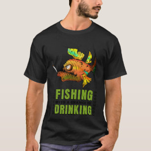 Entschuldigung. Kann nicht. Angeln. Tschüss. T-Shirt