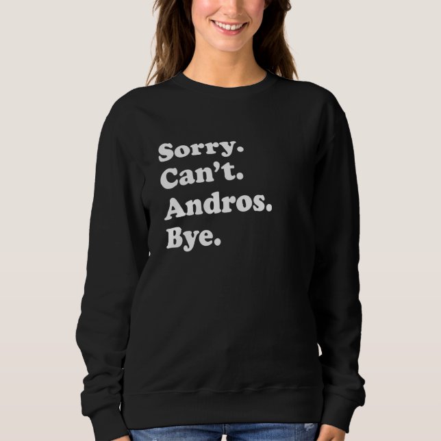 Entschuldigung, kann nicht auf Wiedersehen     Url Sweatshirt (Vorderseite)