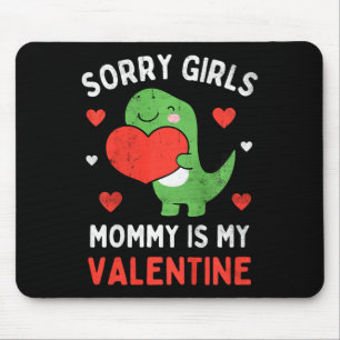 Entschuldigung Kinder Mädchen Mami ist mein Valent Mousepad