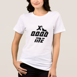 "Entschuldigung" Kreative Rebus Typografie mit Kat Tri-Blend Shirt