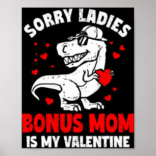 Entschuldigung Ladys Bonus Mama ist mein Valentins Poster