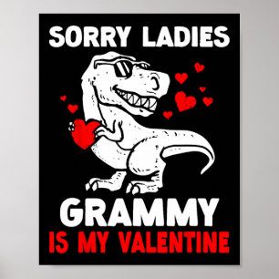 Entschuldigung Ladys Grammy ist mein Valentinstag Poster