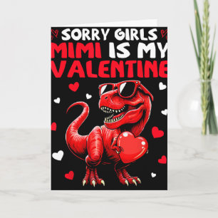 Entschuldigung Mädchen Mimi ist mein Valentins-Din Karte