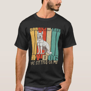 Entschuldigung, mein Hund saß auf mir Weißer Deuts T-Shirt