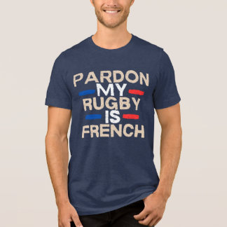Entschuldigung, mein Rugby ist Franzose Tri-Blend Shirt