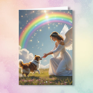 Entschuldigung   Rainbow Bridge Pet Loss Sympathie Karte