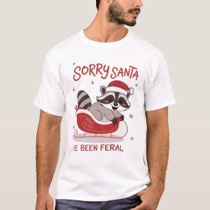 Entschuldigung Santa, ich bin wild gewesen Lustige T-Shirt