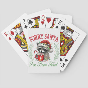 Entschuldigung Santa, ich war verwildert Spielkarten