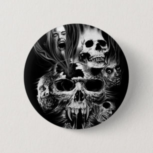 Entsetzen von Halloween - Button