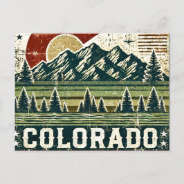 Entsetzliches Grunge Colorado Postkarte
