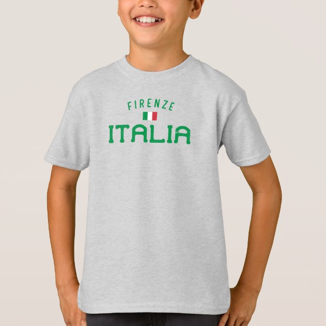 Entsetzte Firenze Italia (Florenz Italien) Boys' T-Shirt (Vorderseite)