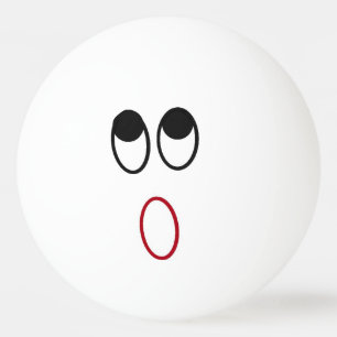 Entsetzter Gesichts-Klingeln Pong Ball Tischtennisball