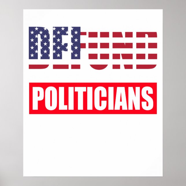 Entsorgt Politiker Poster (Vorne)