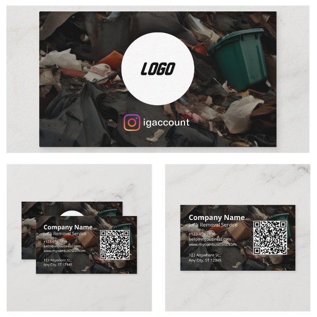 Entsorgungs Schrott Visitenkarte (Removal Junk Business Card
)