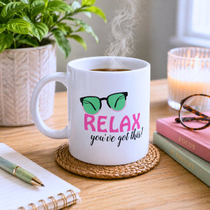 Entspann dich, du schaffst das kaffeetasse