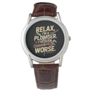 Entspann dich, ich bin Klempner - Klempner Lustig Armbanduhr