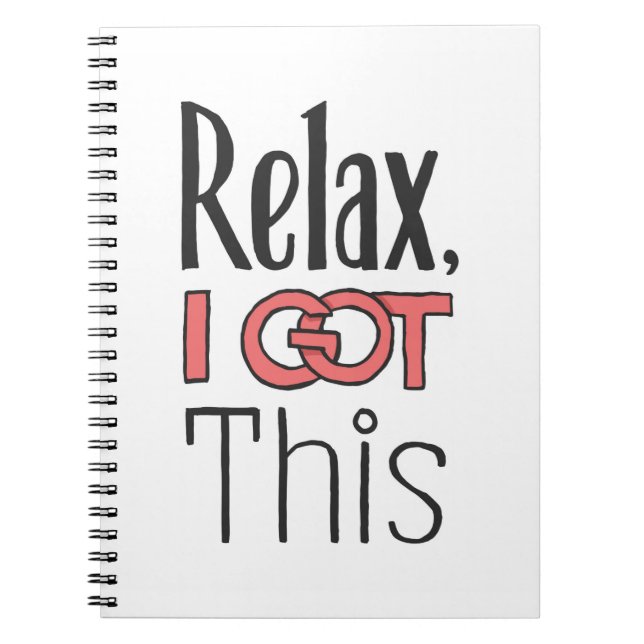 Entspann dich, ich got das notizblock (Vorderseite)