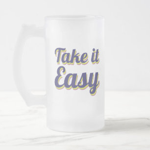 Entspann dich mattglas bierglas