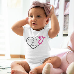 Entspann dich, meine Mutter ist eine Krankenschwes Baby Strampler